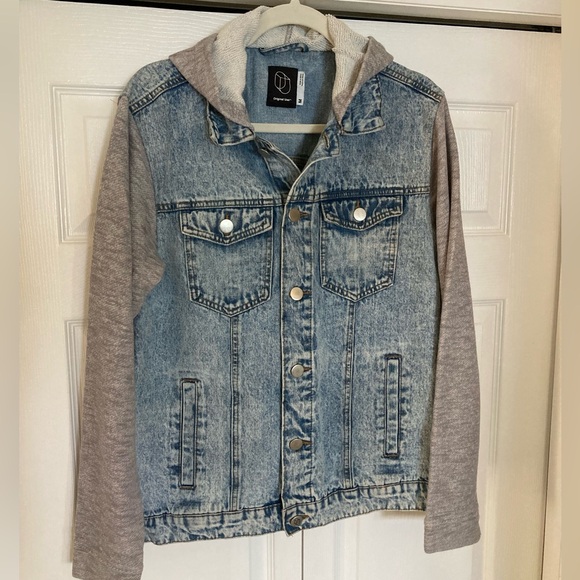 Blue Denim Jacket hooded - Picture 10 of 10